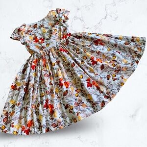Miss Smarty Pants New Hand Crafted White Fall Collection Dress Girls Size 6